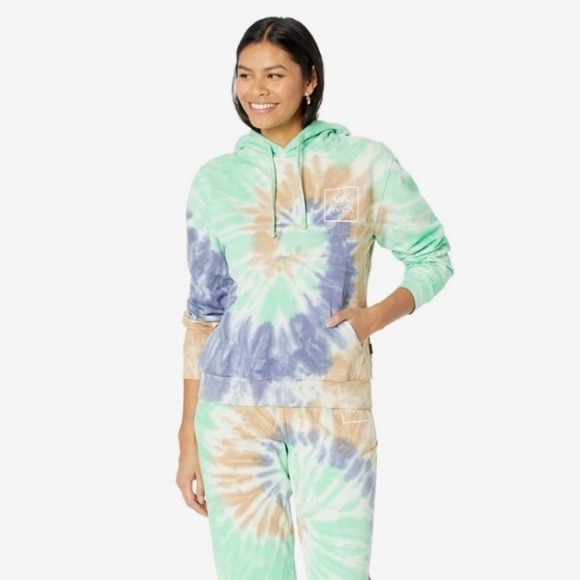 🔆RVCA🔆 ALL THE WAY HOODIE SWEATSHIRT - Picture 3 of 14